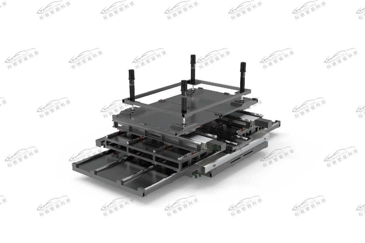 八轴滑轨式运动平台